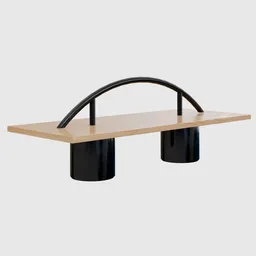 Wooden Bench for Public Area