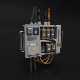 Scifi electrical control box