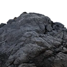 Highly detailed cliff model for Blender 3D, ideal for photorealistic landscape scenes.
