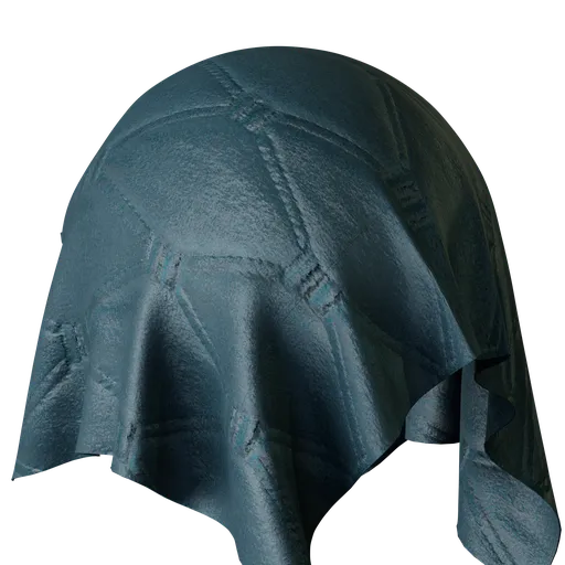 Geometric Duckegg Velvet