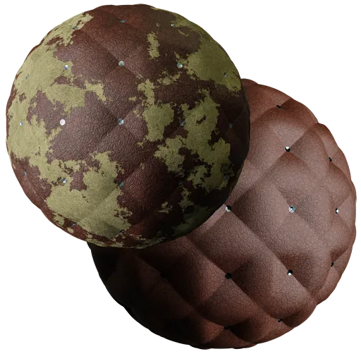 Realistic procedural Chester leather