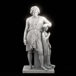 Bertel with the goddess of hope