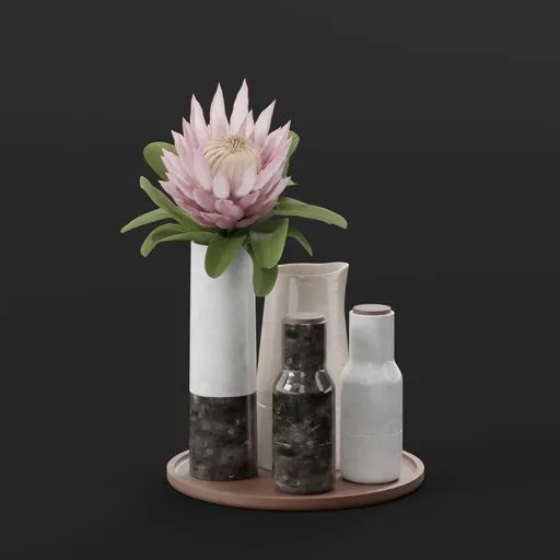 Protea Vase Set