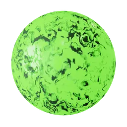 Toxic Green Acid Liquid