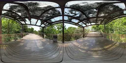 Mountain pavilion during the day