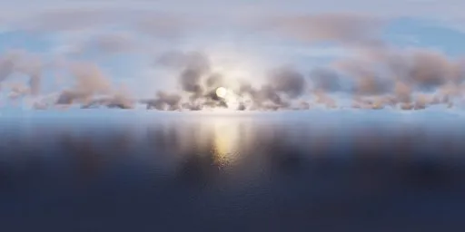 Cloudy Sunset sky