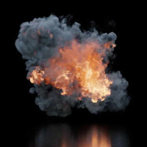 Aerial Explosion Static