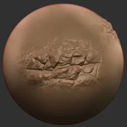 ER_Rock Brush- Cracked Plate