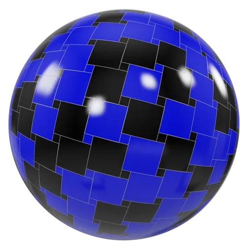 Blue  black  colour Tiles