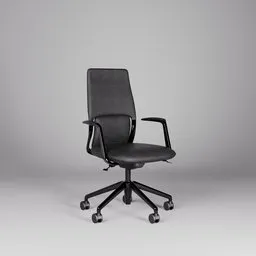 OFFICE CHAIR VISITOR LEATHER