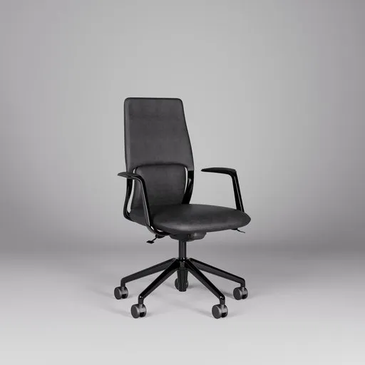 OFFICE CHAIR VISITOR LEATHER
