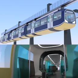 Elevated train concept