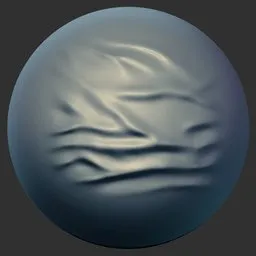 ER_Fabric Brush Deep Cross Folds