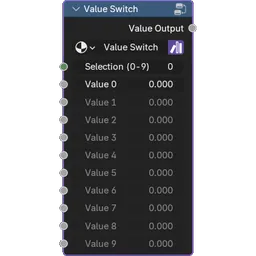 Shader Switch: Value Selector