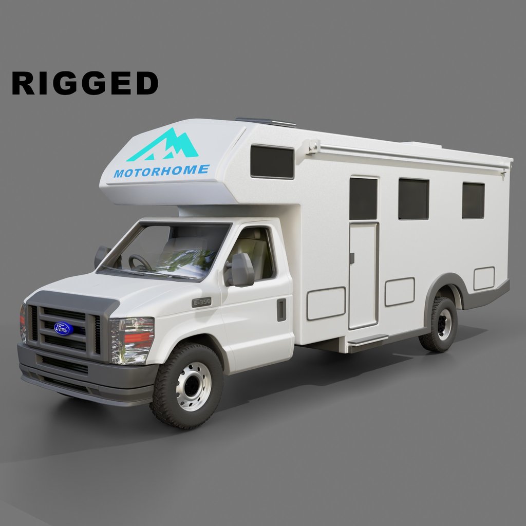Ford E350 Motorhome | Trucks models | BlenderKit