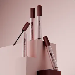 Cosmetic Mascara Podium Studio Scene