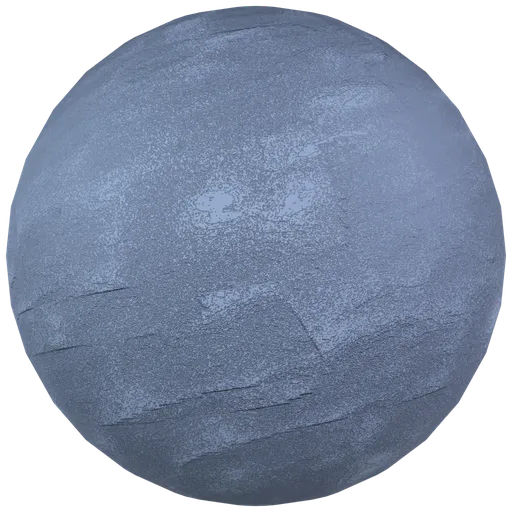 Dusty Blue Painted Wall