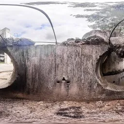 Waste cement cylinders