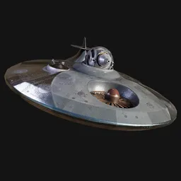 Turreted Atmospheric Flying-Saucer