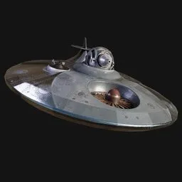 Turreted Atmospheric Flying-Saucer