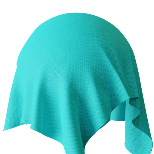 Turquoise Micro Weave Fabric