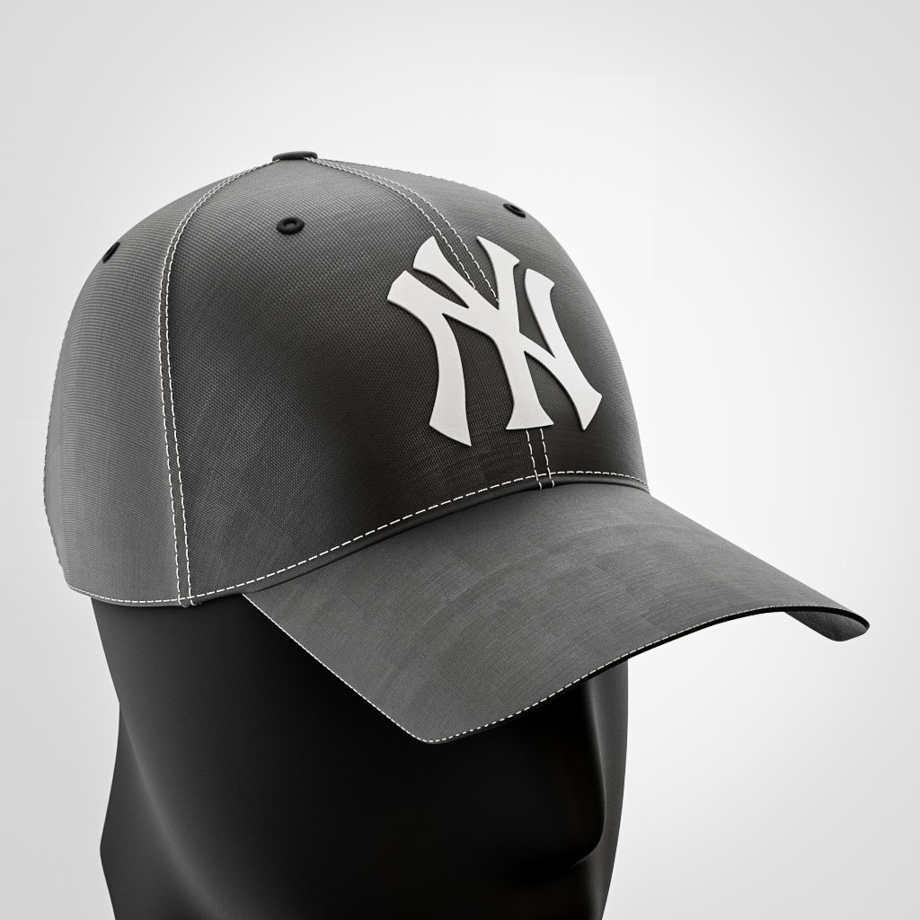 New York Yankees cap 2 | 3D model