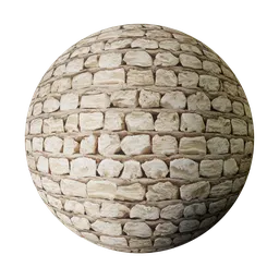 Maldivian Coral Brick Wall Texture