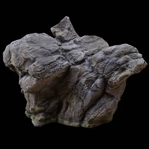 Mushroom lime rock PBR Photogrammetry