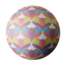 70s Decorative Wallpaper Psychedelic