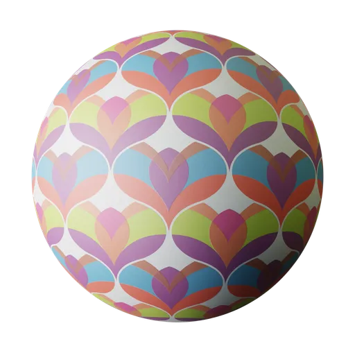 70s Decorative Wallpaper Psychedelic