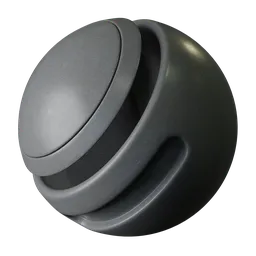 Grey painted lightly scratched metal