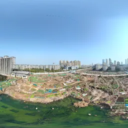 Green river old building bluesky