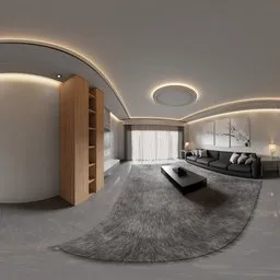 Modern Minimal Living Room Interior