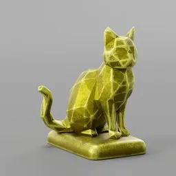 Cat sculpture