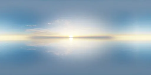 Golden Sunrise Reflection HDRI