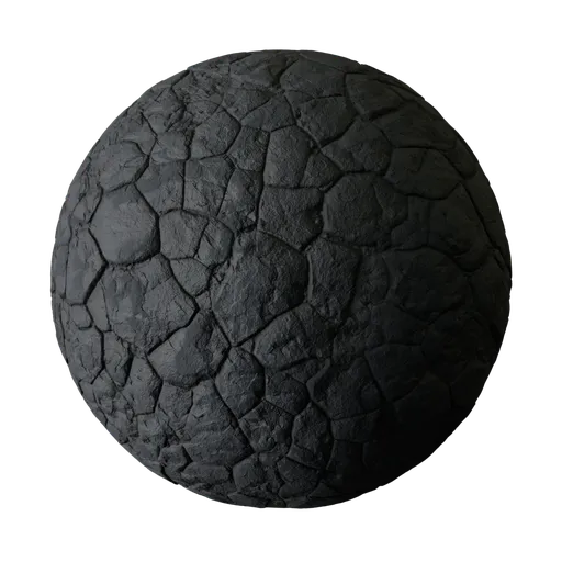 Dark Basalt Stone Pavement