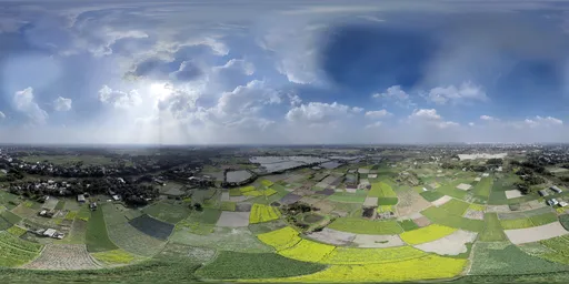 Golden Farmlands Panorama