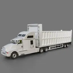 Kenworth T600 Trailer Dump Truck