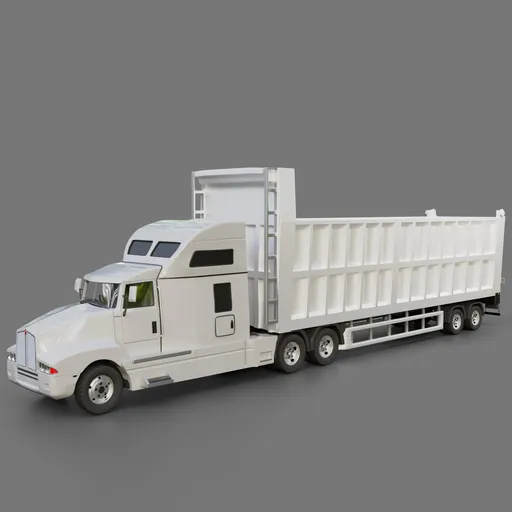 Kenworth T600 Trailer Dump Truck