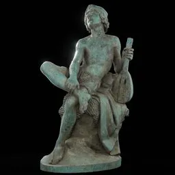 statue of Vs Neapolitan fisherman