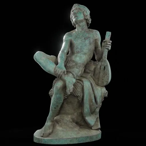 statue of Vs Neapolitan fisherman