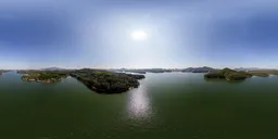 Lake surface during the day