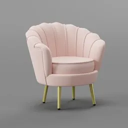 Dagonhil light pink chair