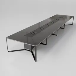 Conference table 20 seats Glass