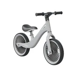 Grey balance bike for kids