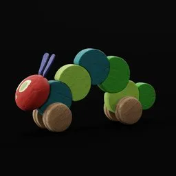 Wooden Toy Hungry Caterpillar