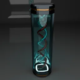 Sci Fi DNA container