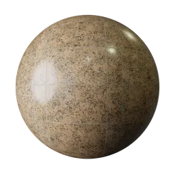 Golden Brown Terrazzo Floor Tiles