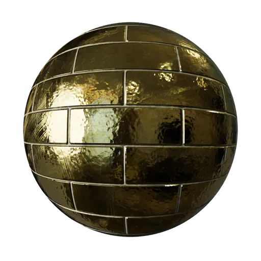 Tiles Gold Gloss