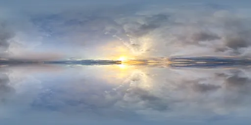 Infinite Real Sky - Cloudy Sunset